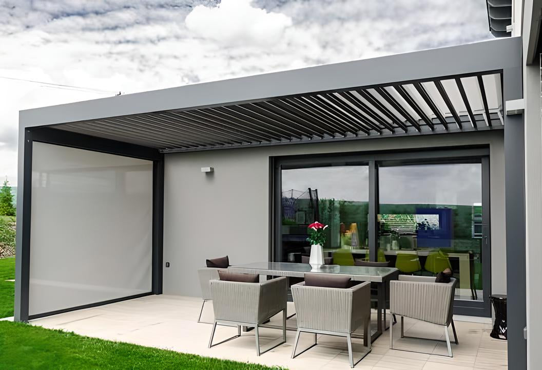 Motorized Blinds Pergola