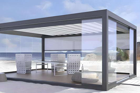 Glass Walls Pergola