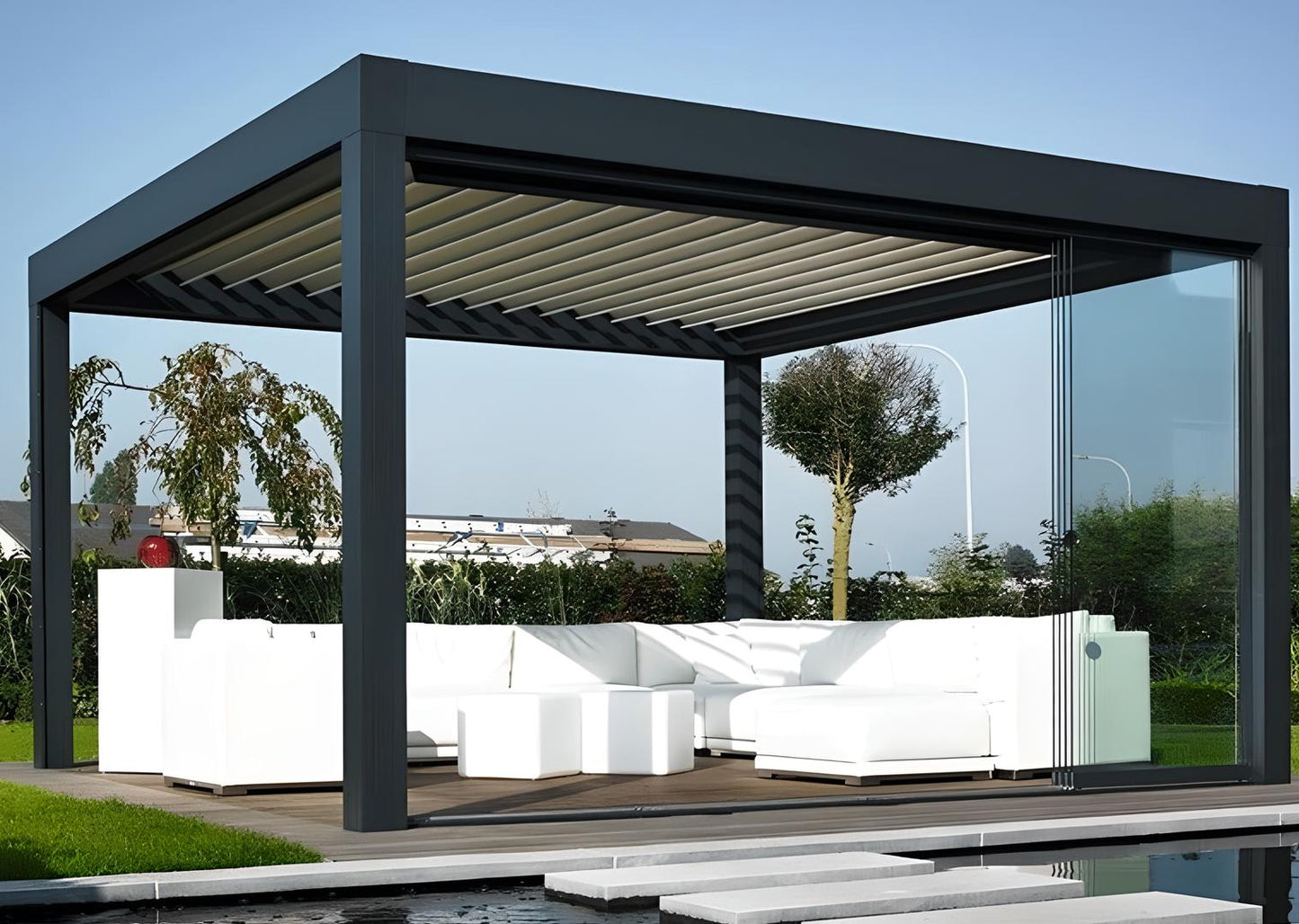 Sun Shady Aluminum Pergola