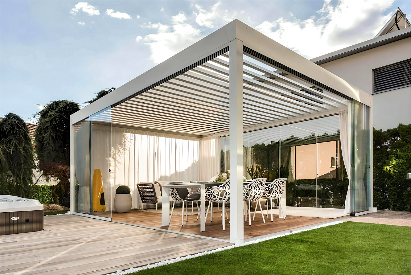 Sun Shady Aluminum Pergola